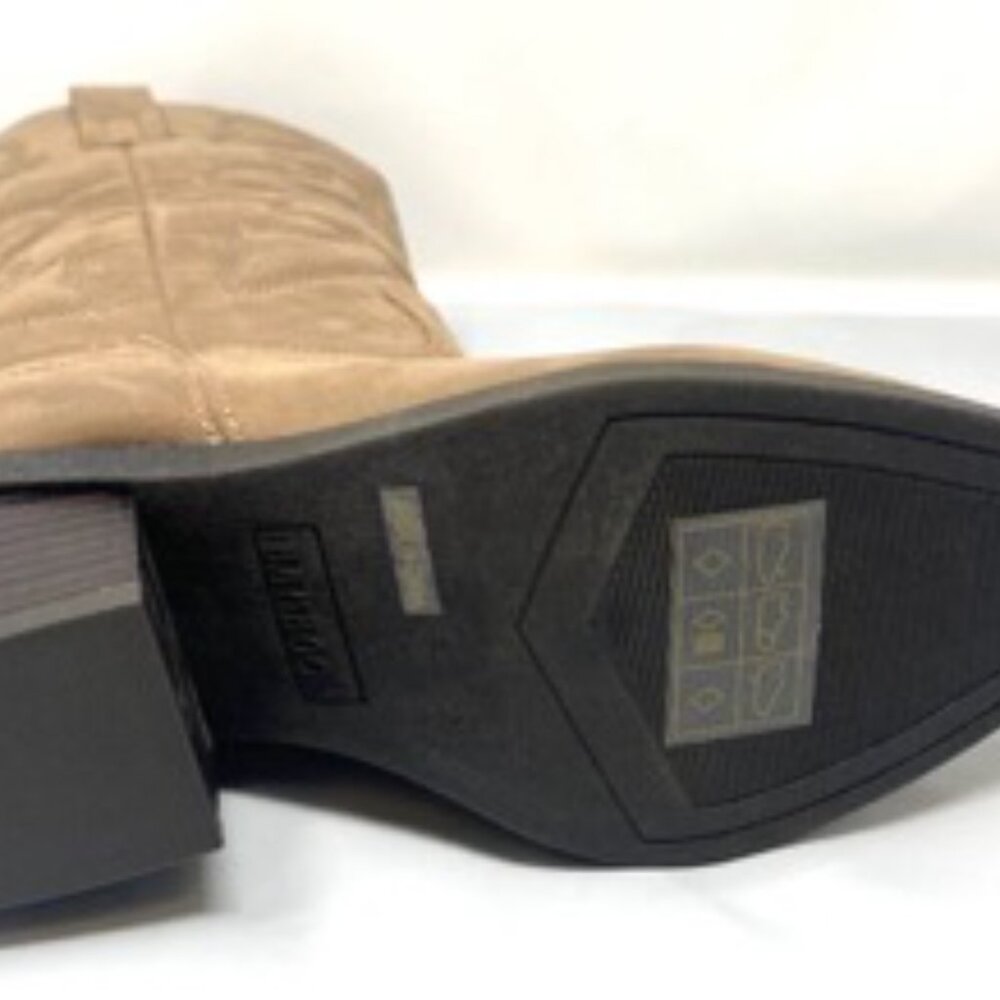 Bamboo Mindful Western Cowgirl Tall Women's Boot Taupe/Beige Size 6 - Picture 8 of 8